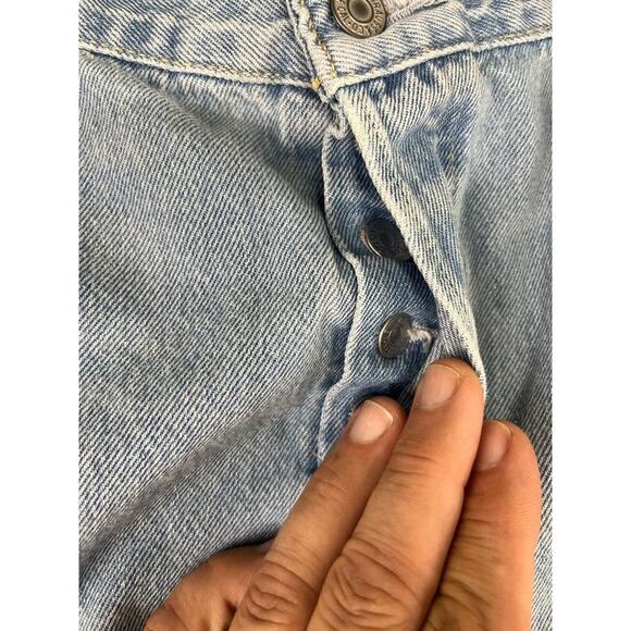 Levi's 501 Premium Women's Light Wash Button Fly Big E Jeans Size 22W - Picture 7 of 13